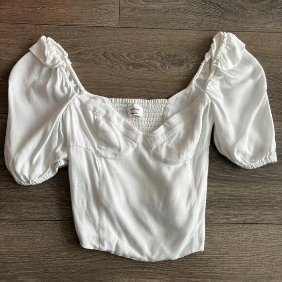 Aritzia Wilfred Novella Shortsleeve Blouse - Picture 4 of 7